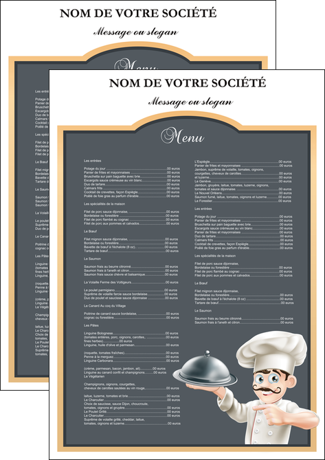 creation graphique en ligne affiche metiers de la cuisine c MIDLU26561