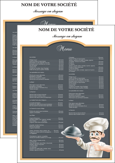 creation graphique en ligne affiche metiers de la cuisine c MIDLU26561
