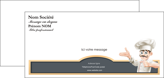 faire modele a imprimer carte de correspondance metiers de la cuisine menu restaurant restaurant francais MIDLU26627