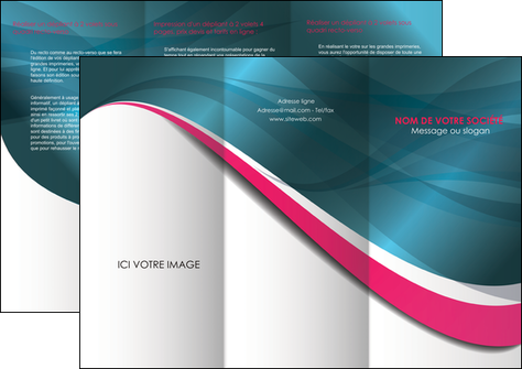 imprimer depliant 3 volets  6 pages  texture contexture structure MFLUOO26733