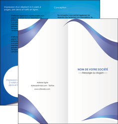 creer modele en ligne depliant 2 volets  4 pages  texture contexture structure MLIGCH26777