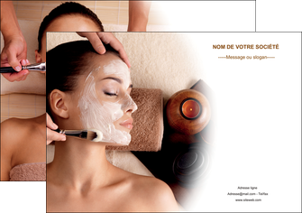 creer modele en ligne affiche centre esthetique  masque masque du visage soin du visage MFLUOO26845