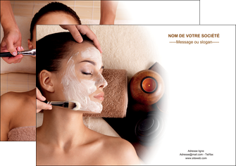 personnaliser maquette affiche centre esthetique  masque masque du visage soin du visage MFLUOO26847