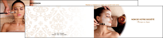 creer modele en ligne depliant 2 volets  4 pages  centre esthetique  masque masque du visage soin du visage MFLUOO26857