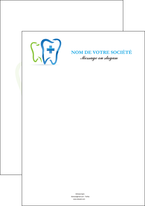 imprimer affiche dentiste dents dentiste dentier MFLUOO26987
