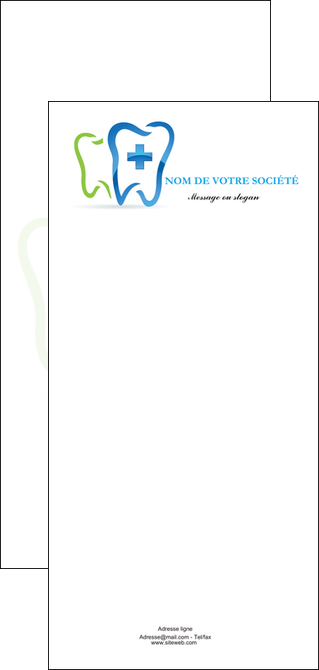 modele flyers dentiste dents dentiste dentier MFLUOO26999