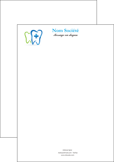 faire tete de lettre dentiste dents dentiste dentier MFLUOO27001