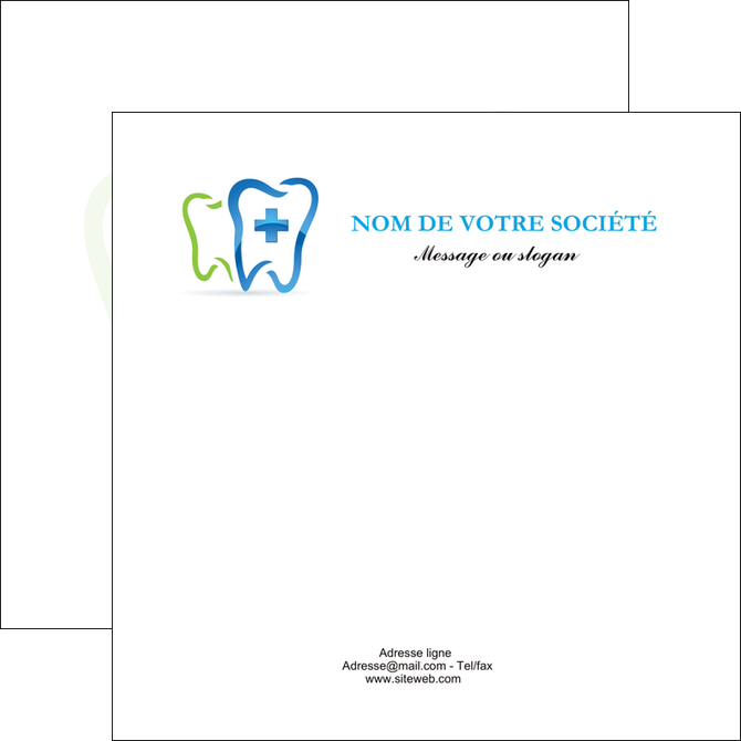 exemple flyers dentiste dents dentiste dentier MFLUOO27013