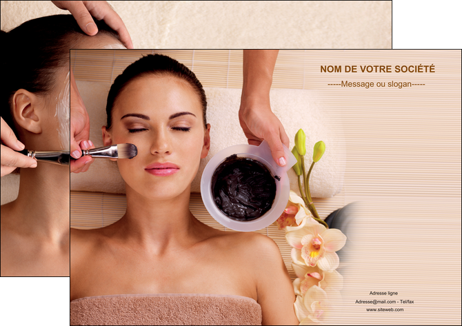 imprimer affiche centre esthetique  masque masque du visage soin du visage MFLUOO27053