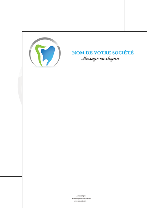 imprimerie affiche dentiste dents soins dentaires caries MFLUOO27115