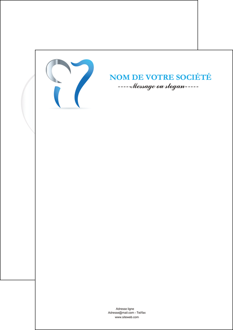 imprimerie flyers dentiste dents soins dentaires caries MFLUOO27147