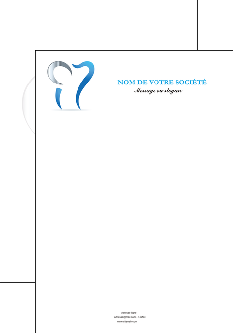 faire modele a imprimer affiche dentiste dents soins dentaires caries MFLUOO27149