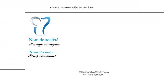 impression enveloppe dentiste dents soins dentaires caries MFLUOO27159