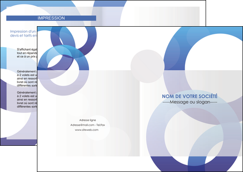 modele depliant 2 volets  4 pages  texture contexture structure MLGI27241