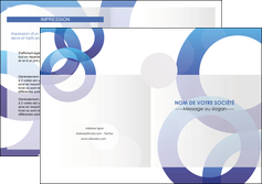 modele depliant 2 volets  4 pages  texture contexture structure MLGI27241
