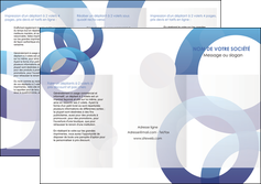 realiser depliant 3 volets  6 pages  texture contexture structure MLGI27251