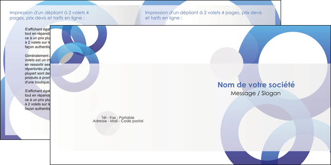 realiser depliant 2 volets  4 pages  texture contexture structure MFLUOO27257