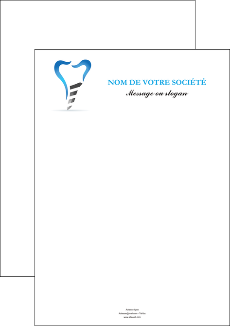 imprimerie affiche dentiste dents soins dentaires caries MFLUOO27289