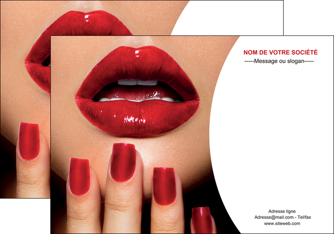 creation graphique en ligne affiche centre esthetique  ongles vernis vernis a ongles MFLUOO27361