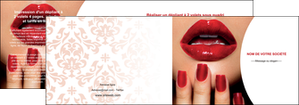 faire modele a imprimer depliant 2 volets  4 pages  centre esthetique  ongles vernis vernis a ongles MFLUOO27367