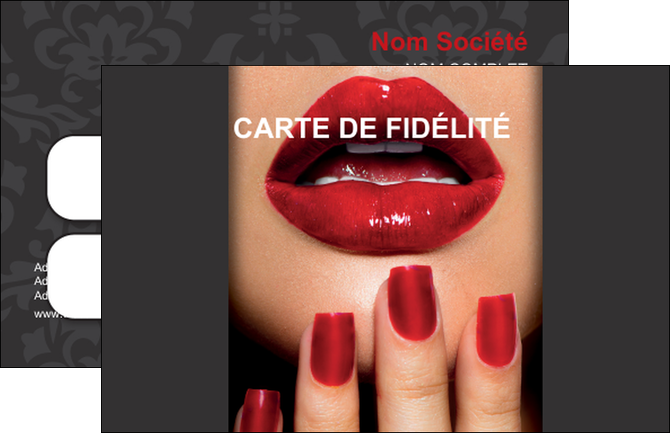creation graphique en ligne carte de visite cosmetique ongles vernis vernis a ongles MIDBE27435