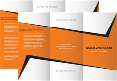 imprimerie depliant 3 volets  6 pages  textures contextures structure MIF27563