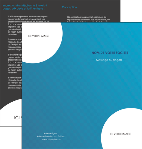 impression depliant 2 volets  4 pages  texture contexture structure MIF27599