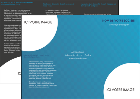 imprimerie depliant 3 volets  6 pages  texture contexture structure MIF27605