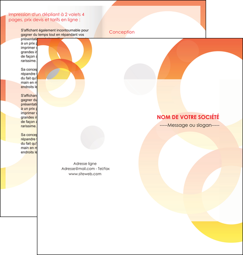 realiser depliant 2 volets  4 pages  texture contexture structure MIDLU27649