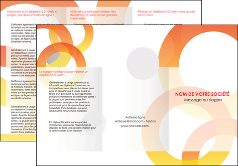 cree depliant 3 volets  6 pages  texture contexture structure MIDLU27655