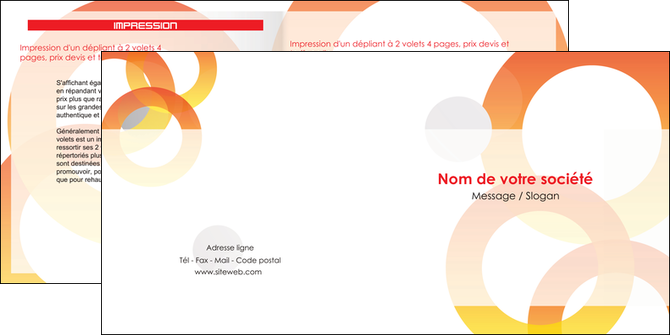 modele en ligne depliant 2 volets  4 pages  texture contexture structure MIDLU27661
