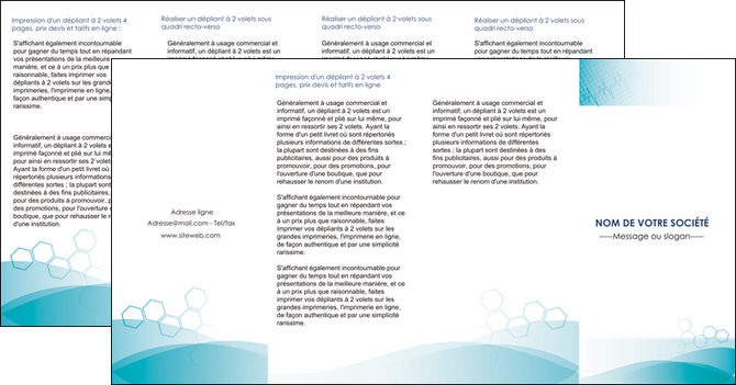 exemple depliant 4 volets  8 pages  medecin texture contexture structure MIDBE27679