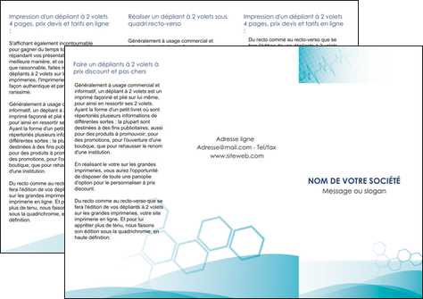 imprimer depliant 3 volets  6 pages  medecin texture contexture structure MIDBE27695