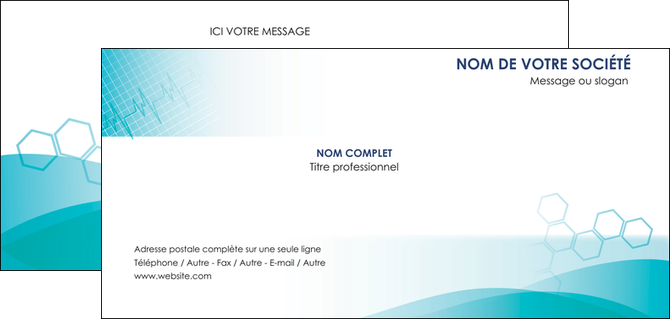 creation graphique en ligne carte de correspondance medecin texture contexture structure MIDBE27699