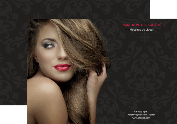 impression affiche centre esthetique  coiffure salon de coiffure salon de beaute MFLUOO27725