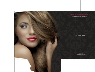 imprimer pochette a rabat centre esthetique  coiffure salon de coiffure salon de beaute MFLUOO27733