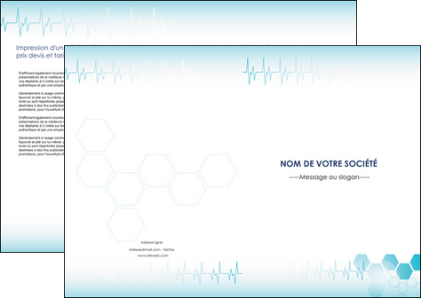 creation graphique en ligne depliant 2 volets  4 pages  materiel de sante texture contexture structure MIDBE27833