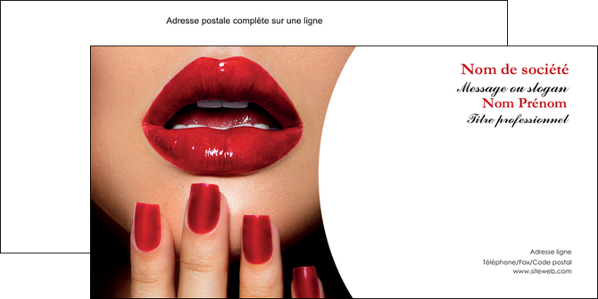 personnaliser maquette enveloppe centre esthetique  ongles vernis vernis a ongles MFLUOO27859