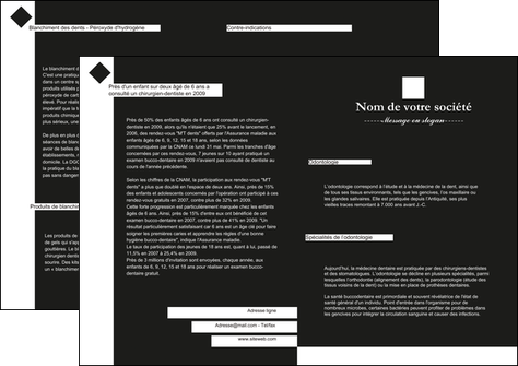 creation graphique en ligne depliant 2 volets  4 pages  metiers de la cuisine menu restaurant restaurant francais MIDBE27899