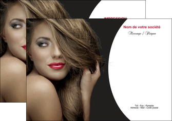 personnaliser maquette flyers centre esthetique  cheveux coiffure salon de coiffure MFLUOO27907