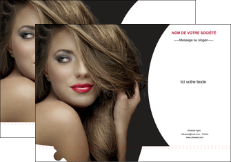 imprimerie pochette a rabat centre esthetique  cheveux coiffure salon de coiffure MFLUOO27921