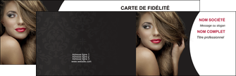 personnaliser maquette carte de visite centre esthetique  cheveux coiffure salon de coiffure MFLUOO27925