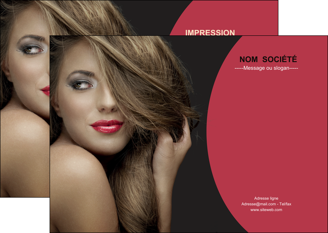 impression flyers centre esthetique  cheveux coiffure salon de coiffure MFLUOO27935