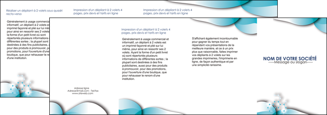 modele depliant 4 volets  8 pages  medecin texture contexture structure MIDBE27967