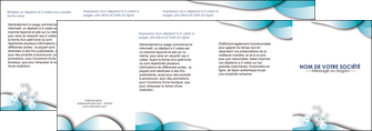 modele depliant 4 volets  8 pages  medecin texture contexture structure MIF27967
