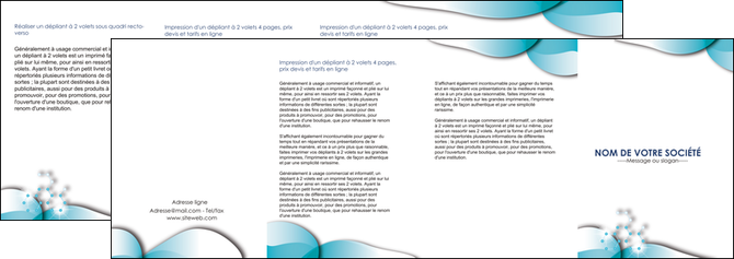 modele depliant 4 volets  8 pages  medecin texture contexture structure MIDBE27969