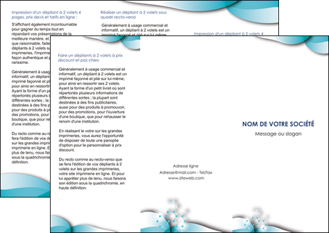 imprimerie depliant 3 volets  6 pages  medecin texture contexture structure MIDBE27979