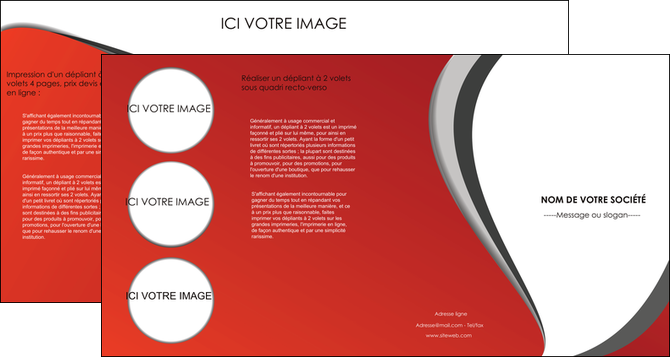 faire depliant 4 volets  8 pages  texture contexture structure MIDLU28005