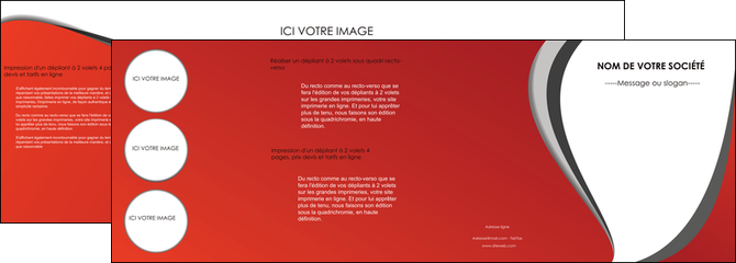 realiser depliant 4 volets  8 pages  texture contexture structure MIDLU28009