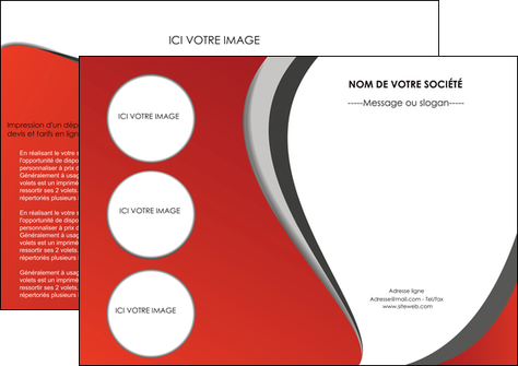 imprimerie depliant 2 volets  4 pages  texture contexture structure MIDLU28011